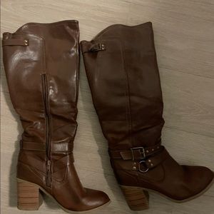 Justfab Wren Block Heeled Boot 